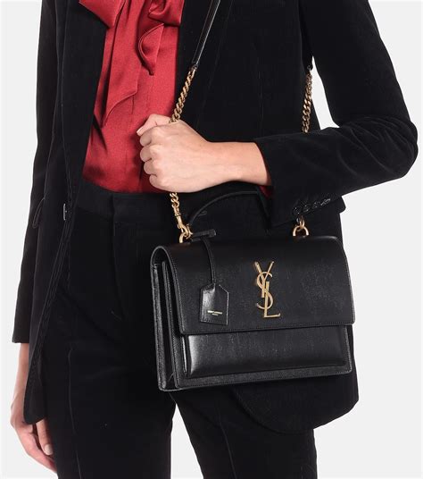 ysl sunset large bag grey|ysl sunset bag review.